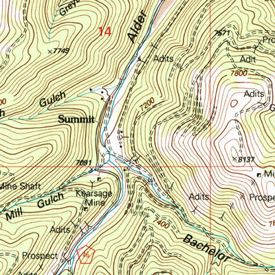 United States Geological Survey Cirque Lake, MT (1997, 24000-Scale) digital map