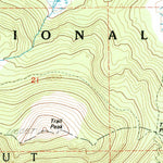 United States Geological Survey Cirque Peak, CA (1988, 24000-Scale) digital map