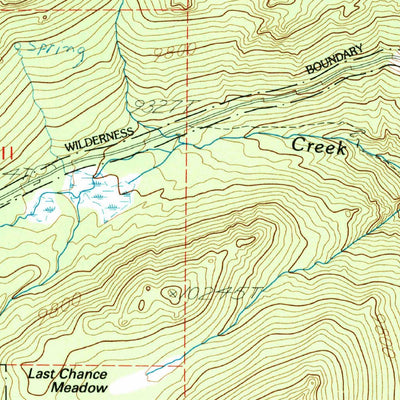 United States Geological Survey Cirque Peak, CA (1988, 24000-Scale) digital map