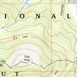 United States Geological Survey Cirque Peak, CA (1994, 24000-Scale) digital map