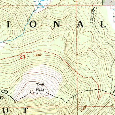 United States Geological Survey Cirque Peak, CA (1994, 24000-Scale) digital map