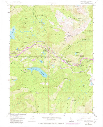 United States Geological Survey Cisco Grove, CA (1955, 24000-Scale) digital map