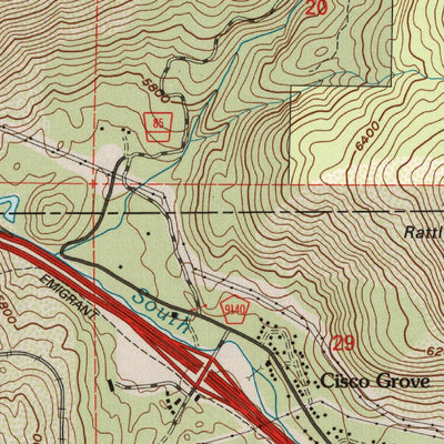 United States Geological Survey Cisco Grove, CA (2000, 24000-Scale) digital map