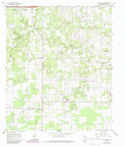 United States Geological Survey Cisco South, TX (1966, 24000-Scale) digital map