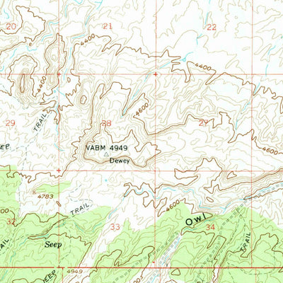 United States Geological Survey Cisco, UT (1958, 62500-Scale) digital map