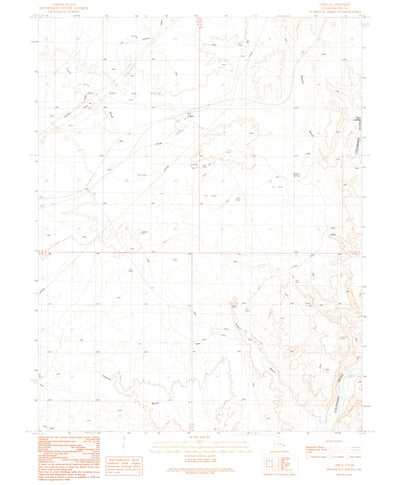 United States Geological Survey Cisco, UT (1991, 24000-Scale) digital map
