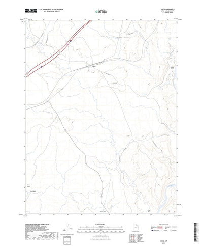 United States Geological Survey Cisco, UT (2023, 24000-Scale) digital map