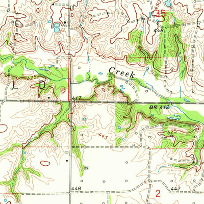 United States Geological Survey Cisne, IL (1970, 24000-Scale) digital map