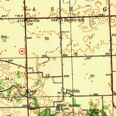 United States Geological Survey Cissna Park, IL (1939, 62500-Scale) digital map