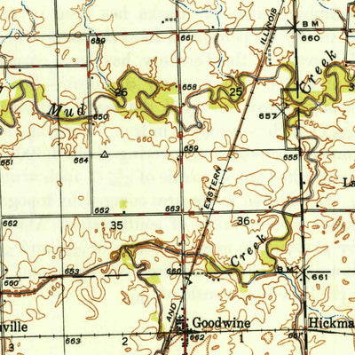 United States Geological Survey Cissna Park, IL (1949, 62500-Scale) digital map