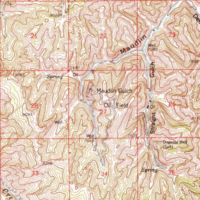 United States Geological Survey Citadel Plateau, CO (1958, 62500-Scale) digital map