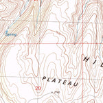 United States Geological Survey Citadel Plateau, CO (1986, 24000-Scale) digital map