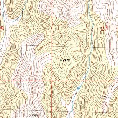 United States Geological Survey Citadel Plateau, CO (1986, 24000-Scale) digital map