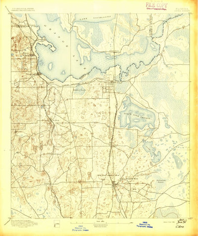United States Geological Survey Citra, FL (1895, 62500-Scale) digital map