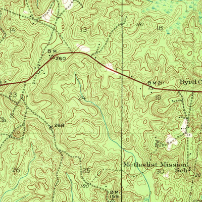 United States Geological Survey Citronelle, AL (1943, 62500-Scale) digital map
