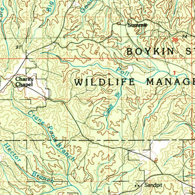 United States Geological Survey Citronelle, AL-MS (1984, 100000-Scale) digital map