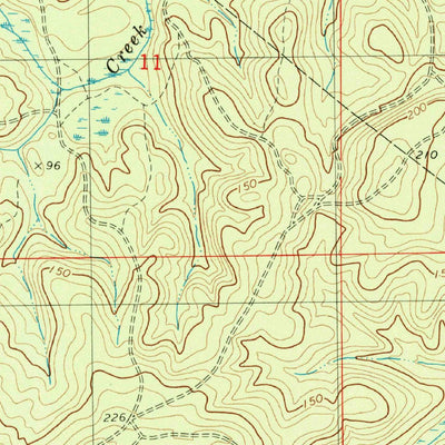 United States Geological Survey Citronelle East, AL (1982, 24000-Scale) digital map
