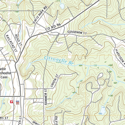 United States Geological Survey Citronelle East, AL (2020, 24000-Scale) digital map