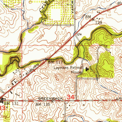 United States Geological Survey Citrus Heights, CA (1951, 24000-Scale) digital map