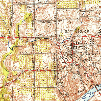 United States Geological Survey Citrus Heights, CA (1951, 24000-Scale) digital map