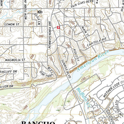 United States Geological Survey Citrus Heights, CA (2021, 24000-Scale) digital map
