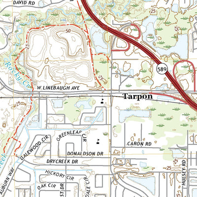 United States Geological Survey Citrus Park, FL (2021, 24000-Scale) digital map