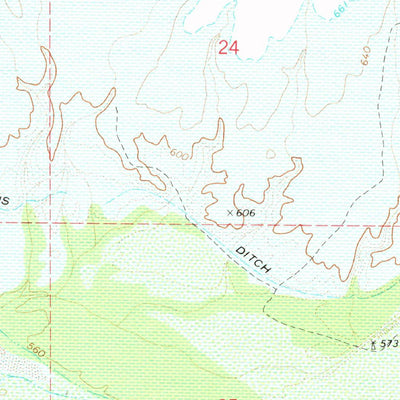 United States Geological Survey Citrus Valley West, AZ (1973, 24000-Scale) digital map
