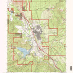 United States Geological Survey City Of Mount Shasta, CA (1998, 24000-Scale) digital map