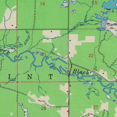 United States Geological Survey City Point, WI (1957, 48000-Scale) digital map