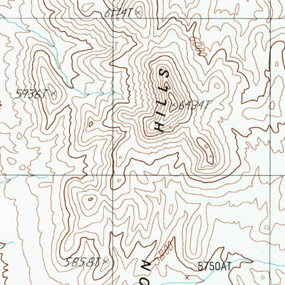United States Geological Survey Civet Cat Cave, NV (1987, 24000-Scale) digital map