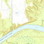 United States Geological Survey Claiborne, AL (1972, 24000-Scale) digital map