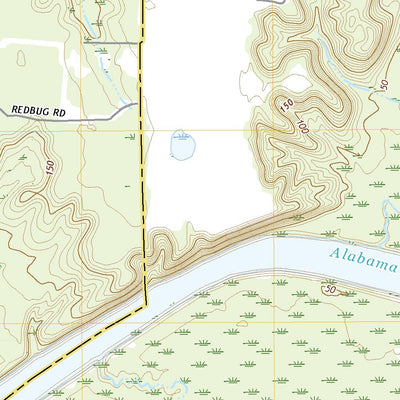 United States Geological Survey Claiborne, AL (2020, 24000-Scale) digital map