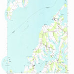 United States Geological Survey Claiborne, MD (1942, 24000-Scale) digital map