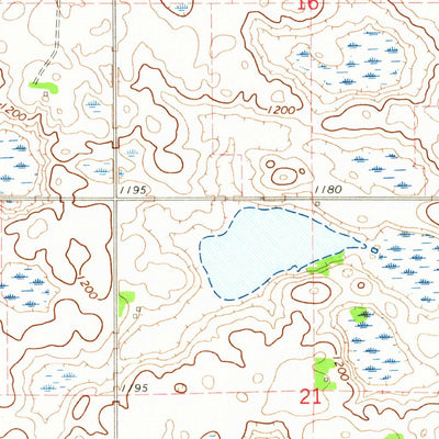 United States Geological Survey Claire City NE, ND-SD (1964, 24000-Scale) digital map