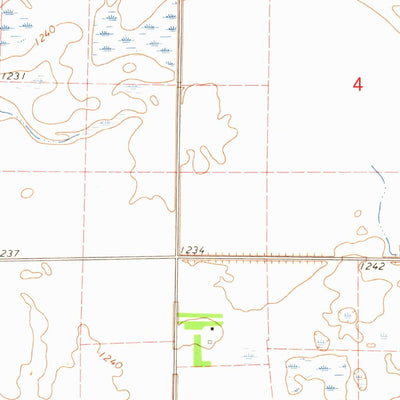 United States Geological Survey Claire City SW, SD (1964, 24000-Scale) digital map