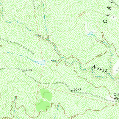 United States Geological Survey Clairemont East, TX (1969, 24000-Scale) digital map