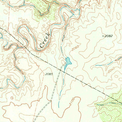 United States Geological Survey Clairemont West, TX (1969, 24000-Scale) digital map