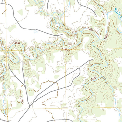 United States Geological Survey Clairemont West, TX (2022, 24000-Scale) digital map