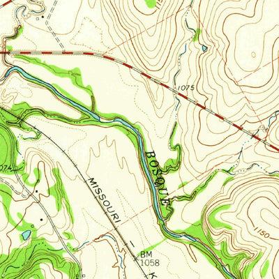 United States Geological Survey Clairette, TX (1961, 24000-Scale) digital map