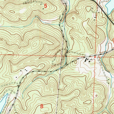 United States Geological Survey Clairmont Springs, AL (2001, 24000-Scale) digital map