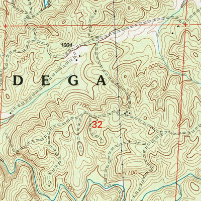 United States Geological Survey Clairmont Springs, AL (2001, 24000-Scale) digital map
