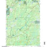 United States Geological Survey Clam Lake SW, WI (2005, 24000-Scale) digital map