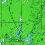United States Geological Survey Clam Lake, WI (1942, 48000-Scale) digital map