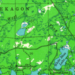 United States Geological Survey Clam Lake, WI (1942, 48000-Scale) digital map