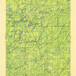 United States Geological Survey Clam Lake, WI (1945, 48000-Scale) digital map
