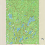United States Geological Survey Clam Lake, WI (1971, 24000-Scale) digital map