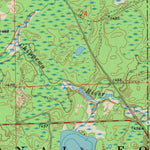 United States Geological Survey Clam Lake, WI (1971, 24000-Scale) digital map
