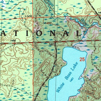 United States Geological Survey Clam Lake, WI (2005, 24000-Scale) digital map
