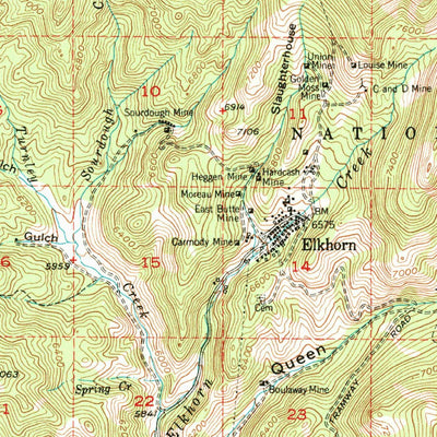United States Geological Survey Clancy, MT (1950, 62500-Scale) digital map