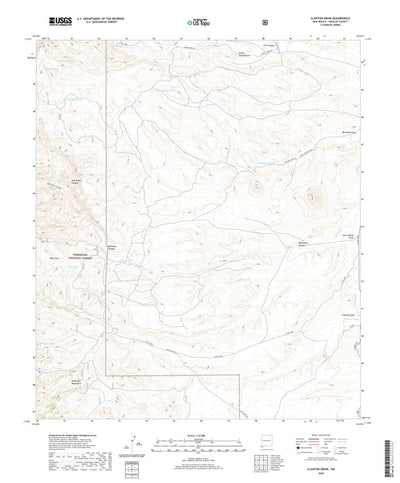 United States Geological Survey Clanton Draw, NM (2020, 24000-Scale) digital map